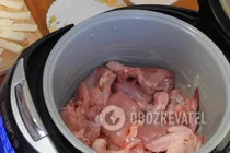Тушеная курица с плавленым сыром в мультиварке - Шаг 5 Тушеная курица с плавленым сыром в мультиварке - Шаг 5