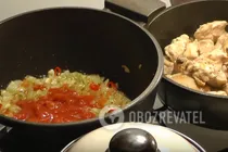Тушеная курица с фасолью и луком - Шаг 8 Тушеная курица с фасолью и луком - Шаг 8