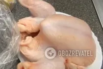Курица в рукаве в микроволновке - Шаг 1 Курица в рукаве в микроволновке - Шаг 1