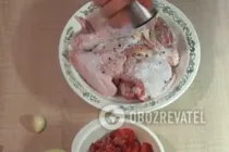 Курица в рукаве с рисом и овощами - Шаг 1 Курица в рукаве с рисом и овощами - Шаг 1