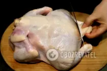 Курица в рукаве с апельсинами - Шаг 2 Курица в рукаве с апельсинами - Шаг 2