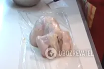 Курка в рукаві з гірчицею - Крок 3 Курка в рукаві з гірчицею - Крок 3