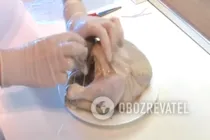 Курка в рукаві з гірчицею - Крок 4 Курка в рукаві з гірчицею - Крок 4