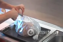 Курка в рукаві з гірчицею - Крок 5 Курка в рукаві з гірчицею - Крок 5