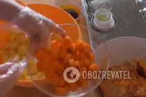 Курка в рукаві з морквою - Крок 5 Курка в рукаві з морквою - Крок 5