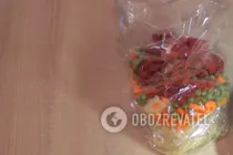 Курица в рукаве с рисом и овощами - Шаг 6 Курица в рукаве с рисом и овощами - Шаг 6