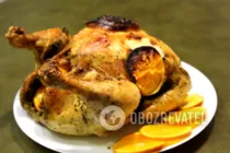 Курица в рукаве с апельсинами - Шаг 8 Курица в рукаве с апельсинами - Шаг 8
