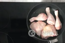 Тушеная курица с курагой - Шаг 1 Тушеная курица с курагой - Шаг 1
