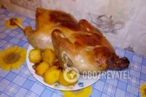 Качка в рукаві з часником - Крок 11 Качка в рукаві з часником - Крок 11
