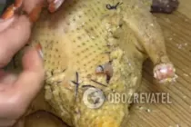 Утка в рукаве с грибами - Шаг 10 Утка в рукаве с грибами - Шаг 10