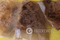 Смажене куряче філе на пергаменті - Крок 6 Смажене куряче філе на пергаменті - Крок 6