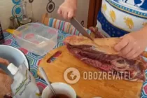 Гусь в рукаве с медом и чесноком - Шаг 2 Гусь в рукаве с медом и чесноком - Шаг 2