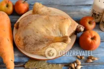 Гусь в рукаве кусочками - Шаг 1 Гусь в рукаве кусочками - Шаг 1