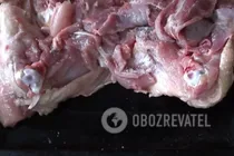 Індичка, фарширована грибами і печінкою - Крок 2 Індичка, фарширована грибами і печінкою - Крок 2