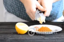 Гусь в рукаве с чесноком и яблоками - Шаг 2 Гусь в рукаве с чесноком и яблоками - Шаг 2