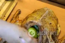Гусь в рукаве с яблоками и айвой - Шаг 5 Гусь в рукаве с яблоками и айвой - Шаг 5