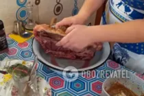 Гусь в рукаве с медом и чесноком - Шаг 5 Гусь в рукаве с медом и чесноком - Шаг 5
