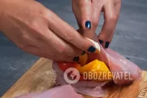 Індичка, фарширована моцарелою - Крок 4 Індичка, фарширована моцарелою - Крок 4