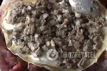 Індичка, фарширована грибами і печінкою - Крок 5 Індичка, фарширована грибами і печінкою - Крок 5