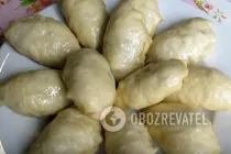 Вареники з чорницею на парі - Крок 8 Вареники з чорницею на парі - Крок 8