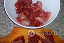 Жареная говядина в соевом соусе - Шаг 1 Жареная говядина в соевом соусе - Шаг 1