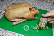 Жареная утка с яблоками - Шаг 2 Жареная утка с яблоками - Шаг 2