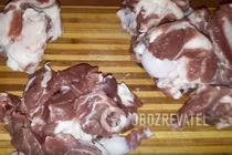 Смажена баранина з картоплею й овочами - Крок 1 Смажена баранина з картоплею й овочами - Крок 1