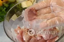 Смажена свинина з овочами - Крок 1 Смажена свинина з овочами - Крок 1