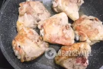 Жареные окорочка с чесноком - Шаг 4 Жареные окорочка с чесноком - Шаг 4