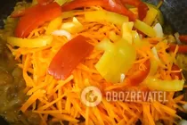 Смажена свинина з овочами - Крок 4 Смажена свинина з овочами - Крок 4