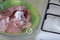 Тушеная курица в молоке - Шаг 2 Тушеная курица в молоке - Шаг 2