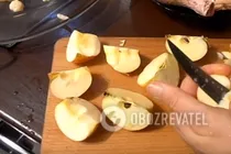 Тушеная курица с яблоками и майонезом - Шаг 4 Тушеная курица с яблоками и майонезом - Шаг 4
