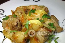 Тушкована курка з яблуками та часником - Крок 6 Тушкована курка з яблуками та часником - Крок 6