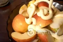 Тушеная курица с яблоками и майонезом - Шаг 6 Тушеная курица с яблоками и майонезом - Шаг 6