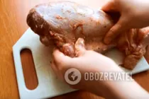 Індичка в рукаві з вершковим маслом - Крок 4 Індичка в рукаві з вершковим маслом - Крок 4