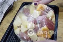 Індичка в рукаві з картоплею і кабачком - Крок 6 Індичка в рукаві з картоплею і кабачком - Крок 6