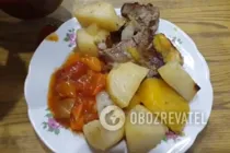 Індичка в рукаві з картоплею і кабачком - Крок 7 Індичка в рукаві з картоплею і кабачком - Крок 7