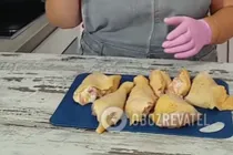 Тушеная курица в сливочном соусе - Шаг 1 Тушеная курица в сливочном соусе - Шаг 1