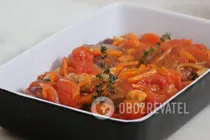 Курка, тушкована з помідорами по-італійськи - Крок 14 Курка, тушкована з помідорами по-італійськи - Крок 14