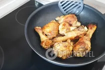 Тушеная курица в сливочном соусе - Шаг 4 Тушеная курица в сливочном соусе - Шаг 4