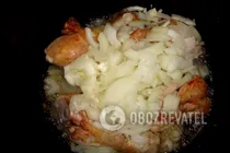 Курица, тушеная с квашеной капустой - Шаг 4 Курица, тушеная с квашеной капустой - Шаг 4