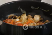 Курка, тушкована з помідорами по-італійськи - Крок 9 Курка, тушкована з помідорами по-італійськи - Крок 9
