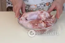 Индейка с картошкой и грибами в рукаве - Шаг 1 Индейка с картошкой и грибами в рукаве - Шаг 1