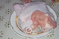 Индейка в рукаве с медом и горчицей - Шаг 1 Индейка в рукаве с медом и горчицей - Шаг 1