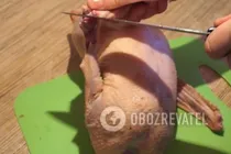 Гусь, фаршированный яблоками - Шаг 1 Гусь, фаршированный яблоками - Шаг 1