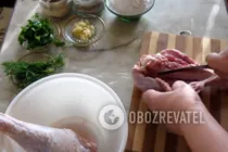 Индейка в рукаве с мукой - Шаг 1 Индейка в рукаве с мукой - Шаг 1