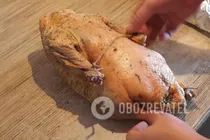 Гусь, фаршированный яблоками - Шаг 5 Гусь, фаршированный яблоками - Шаг 5