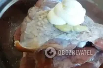 Індичка в рукаві з гірчицею і майонезом - Крок 3 Індичка в рукаві з гірчицею і майонезом - Крок 3