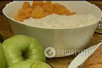 Гусь, фаршированный рисом и курагой - Шаг 4 Гусь, фаршированный рисом и курагой - Шаг 4