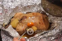 Гусь, фаршированный яблоками - Шаг 7 Гусь, фаршированный яблоками - Шаг 7